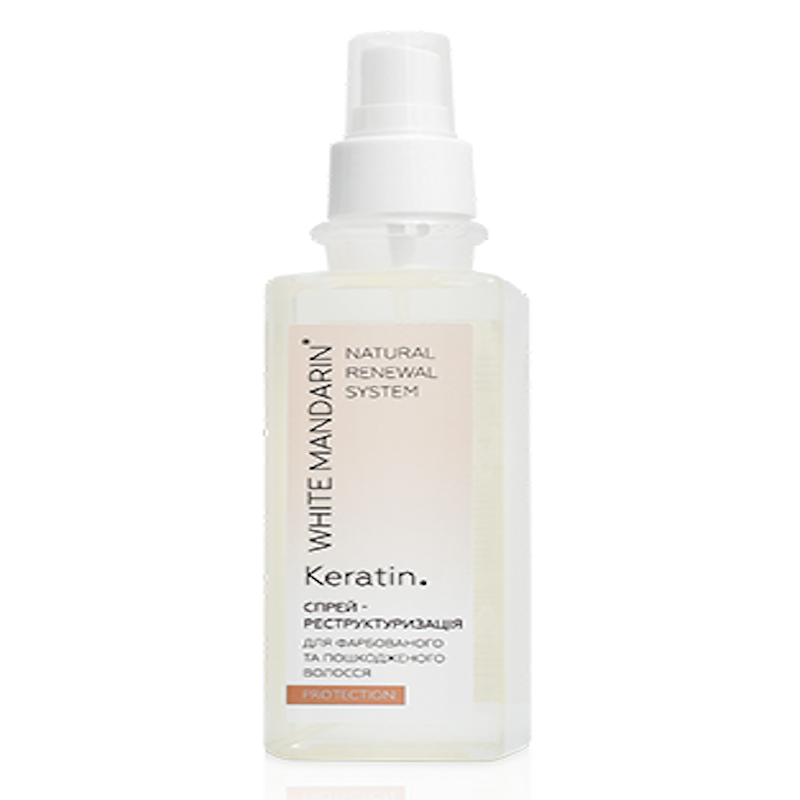 Restructuring spray for coloured and damaged hair. PROTECTION Restructuring spray for coloured and damaged hair. PROTECTION
