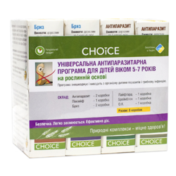 Universal anti-parasitic program for children aged 5-7 years
